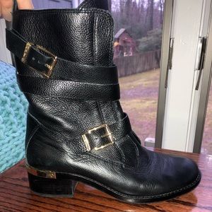 Vince Camuto Combat Boots Worn Once